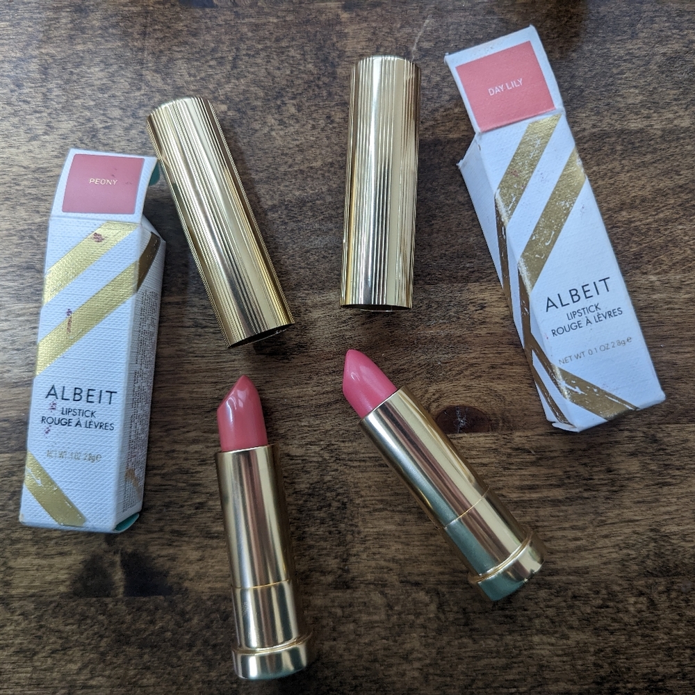 Albeit Lipsticks in Daylily and Peony